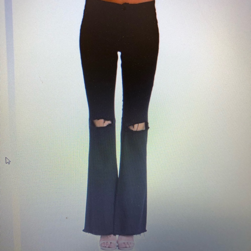 O2 denim Flare leg high waist Jeans size 29